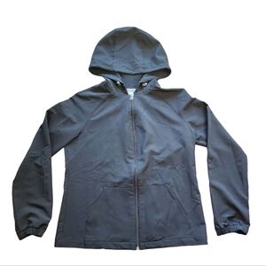 WinterSilks Hooded Black‎ Lightweight Jacket Women's Size Small